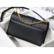 30 MONTAIGNE CHAIN BAG Grained Calfskin Black High