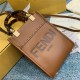 MINI SUNSHINE SHOPPER Leather Mini-bag Brown High