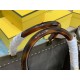 MEDIUM Fendi SUNSHINE Leather & Elaphe Shopper Grey High