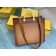 MEDIUM Fendi SUNSHINE Leather Shopper Caramel-Blush High