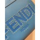 MEDIUM Fendi SUNSHINE Leather Shopper Blue High