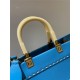 MEDIUM Fendi SUNSHINE Leather Shopper Blue High