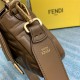 BAGUETTE leather bag Brown High