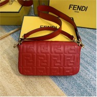 BAGUETTE leather bag Red High