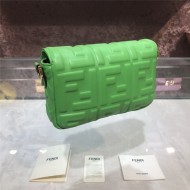 MINI BAGUETTE leather bag Green High