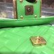 MINI BAGUETTE leather bag Green High