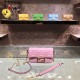 MINI BAGUETTE leather bag Pink High