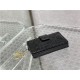 LADY Dior CARD HOLDER Patent Cannage Calfskin Black High