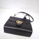 GG Marmont small top handle bag Leather 421890 Black High