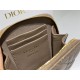 LADY Dior PHONE HOLDER Cannage Lambskin Taupe High