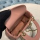 MINI LADY Dior BAG Cannage Lambskin Enamel Pink High