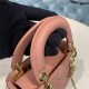 MINI LADY Dior BAG Cannage Lambskin Enamel Pink High