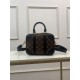 Louis Vuitton VALISETTE SOUPLE BB Damier Ebene N50063 Black High