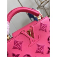 Louis Vuitton Capucines Mini Calfskin leather embroidery Pink M22922/M22863 High