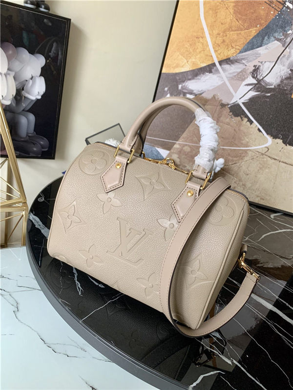 Louis Vuitton Speedy Bandouliere 25 Monogram Empreinte M58947 Taupe High