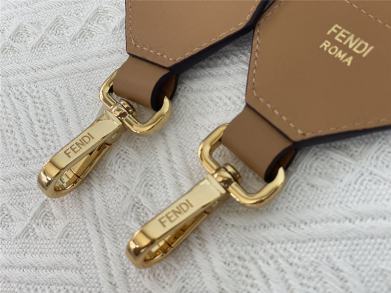 Fendi STRAP YOU ribbon shoulder strap Camel High