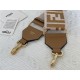 Fendi STRAP YOU ribbon shoulder strap Camel High