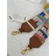 Fendi STRAP YOU multicolor ribbon shoulder strap High