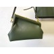 Fendi First Small Leather Bag Dark Green High