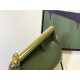 Fendi First Small Leather Bag Dark Green High