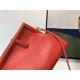 Fendi First Small Leather Bag Orange Red High