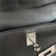 Hermes Kelly Danse 22cm Evercolor WAX Black Silver Metal High