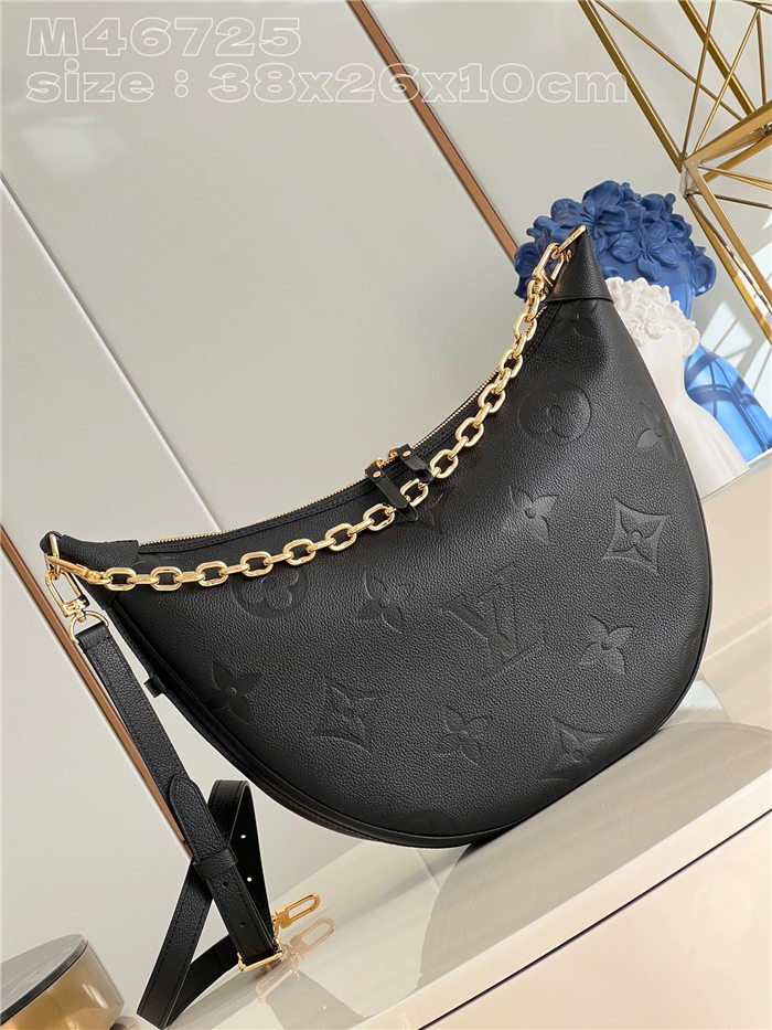 Louis Vuitton LOOP HOBO Monogram Empreinte embossed grained cowhide leather M46725 High