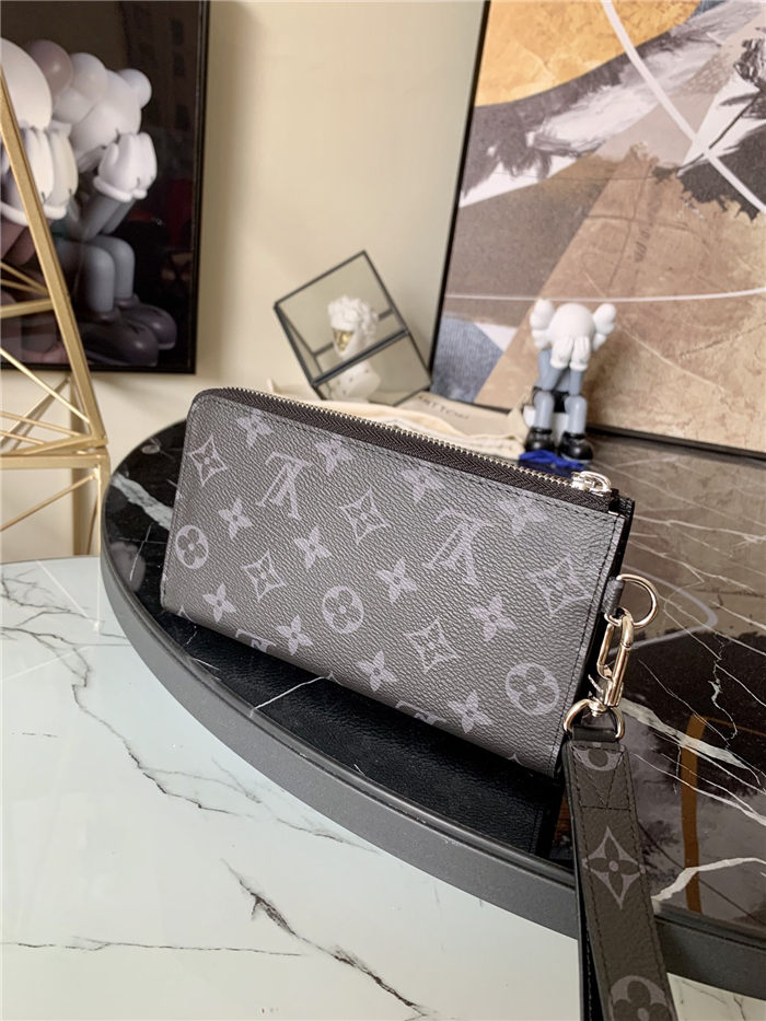 Louis Vuitton ZIPPY DRAGONNE Wallet Monogram Eclipse M80932 Print High