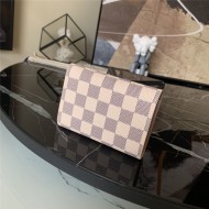 Louis Vuitton VICTORINE WALLET Damier Azur N64022 Rose Ballerine Pink High