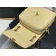 BACKPACK Grained Calfskin & Gold-Tone Metal AS3108 Beige High