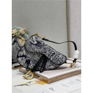 SADDLE BAG Toile de Jouy Reverse Jacquard High