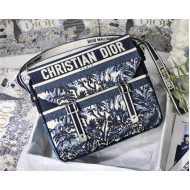 MEDIUM DiorCAMP BAG Dior Palms Embroidery High