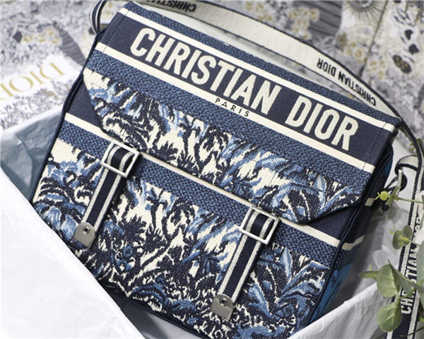 MEDIUM DiorCAMP BAG Dior Palms Embroidery High