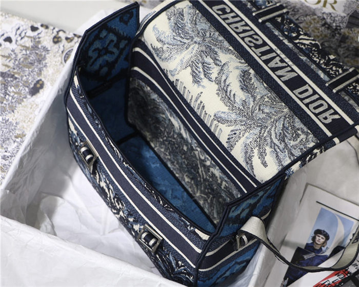 MEDIUM DiorCAMP BAG Dior Palms Embroidery High