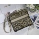 MEDIUM DiorCAMP BAG Embroidery Mizza Beige High