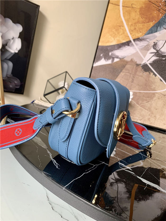 LV PONT 9 SOFT PM Bag Grained calfskin Blue M58964 High