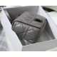 MEDIUM Dior CARO BAG Quilted Macrocannage Calfskin Grey High