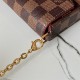 Louis Vuitton FÉLICIE POCHETTE Damier Ebene Canvas N63032 High