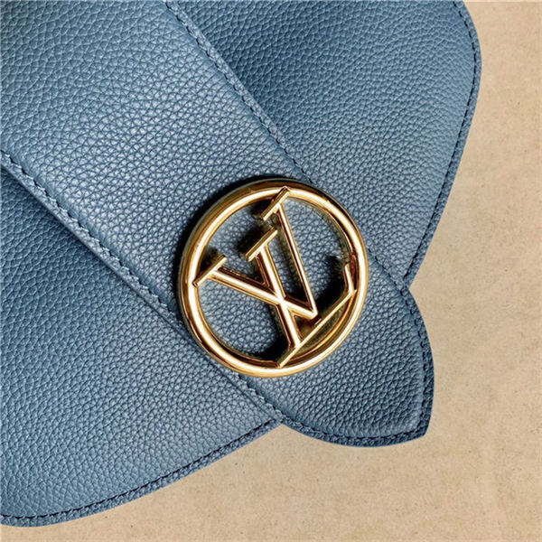 LV PONT 9 SOFT MM Bag Grained calfskin Blue M58967 High