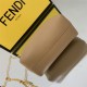 Nano Fendi First Charm Leather Beige High