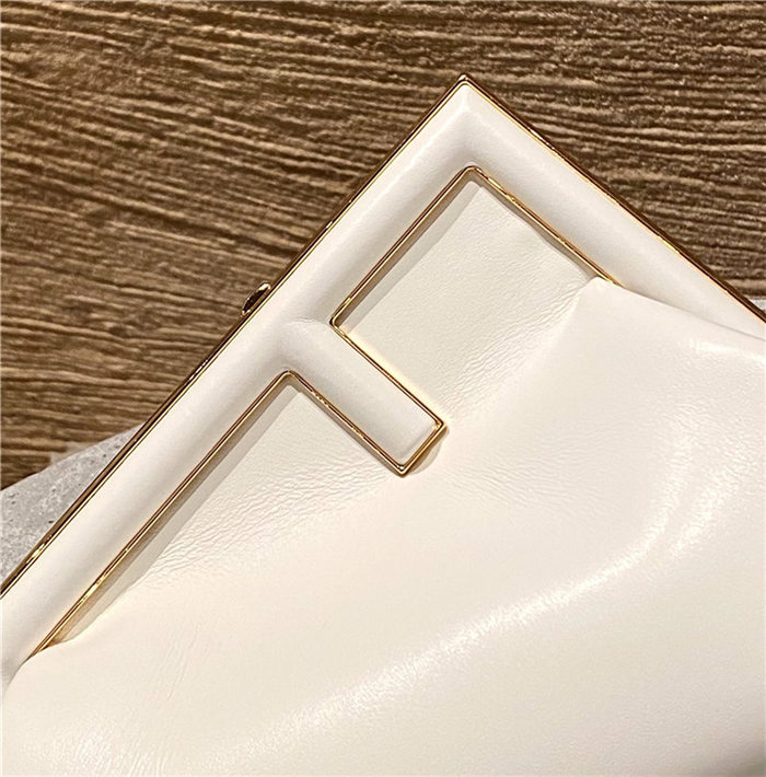 Fendi First Small Leather Bag White High