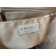 Chanel Large Backpack Lambskin 91122 Silver-Metal Nude High