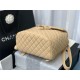 Chanel Large Backpack Lambskin 91122 Gold-Metal Nude High