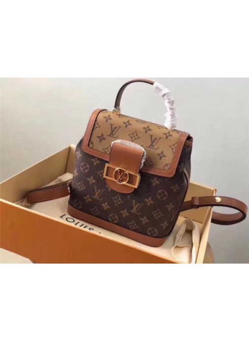 Louis Vuitton Dauphine Backpack PM Monogram Reverse M45142 High