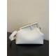 Fendi First Medium Leather Bag White High