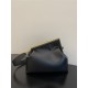 Fendi First Medium Leather Bag Black High