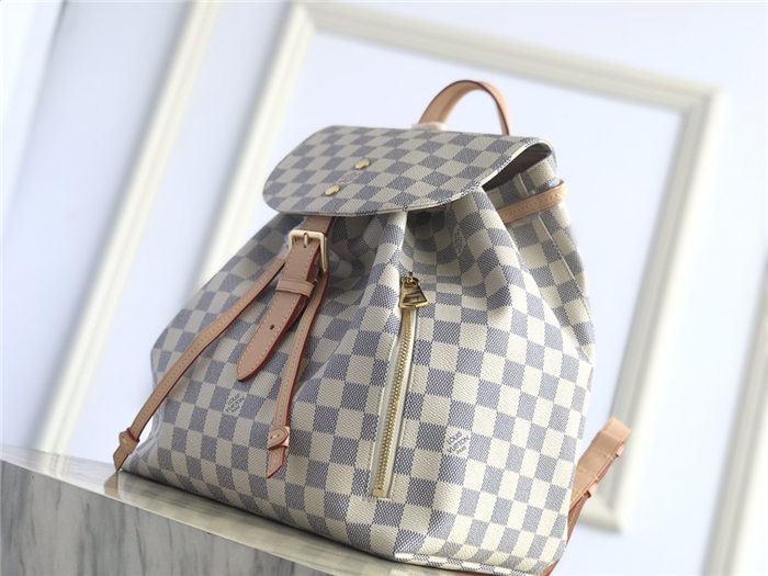 Louis Vuitton Sperone Backpack Damier Azur N41578 High