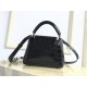 Louis Vuitton Capucines Mini Crocodile Bag N93429 Black High