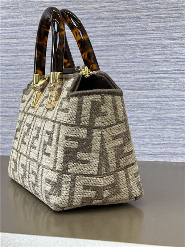 Fendi By The Way Mini Boston bag tapestry fabric High