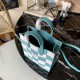 Louis Vuitton SAC PLAT XS Cowhide leather Teal N60495 High